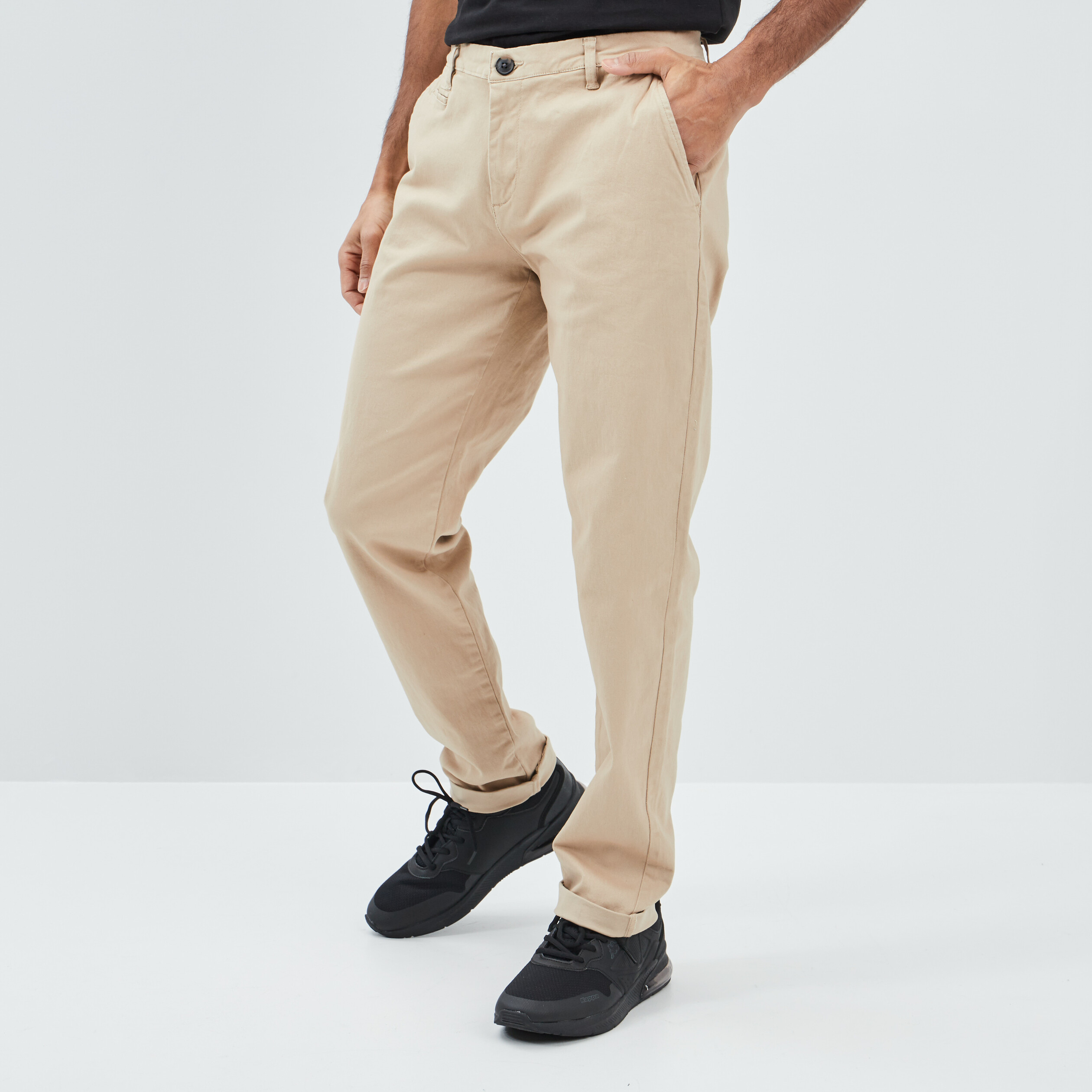Pantalon chino sable homme | La Halle