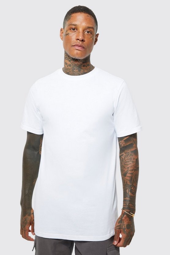 Longline Crewneck T-Shirt