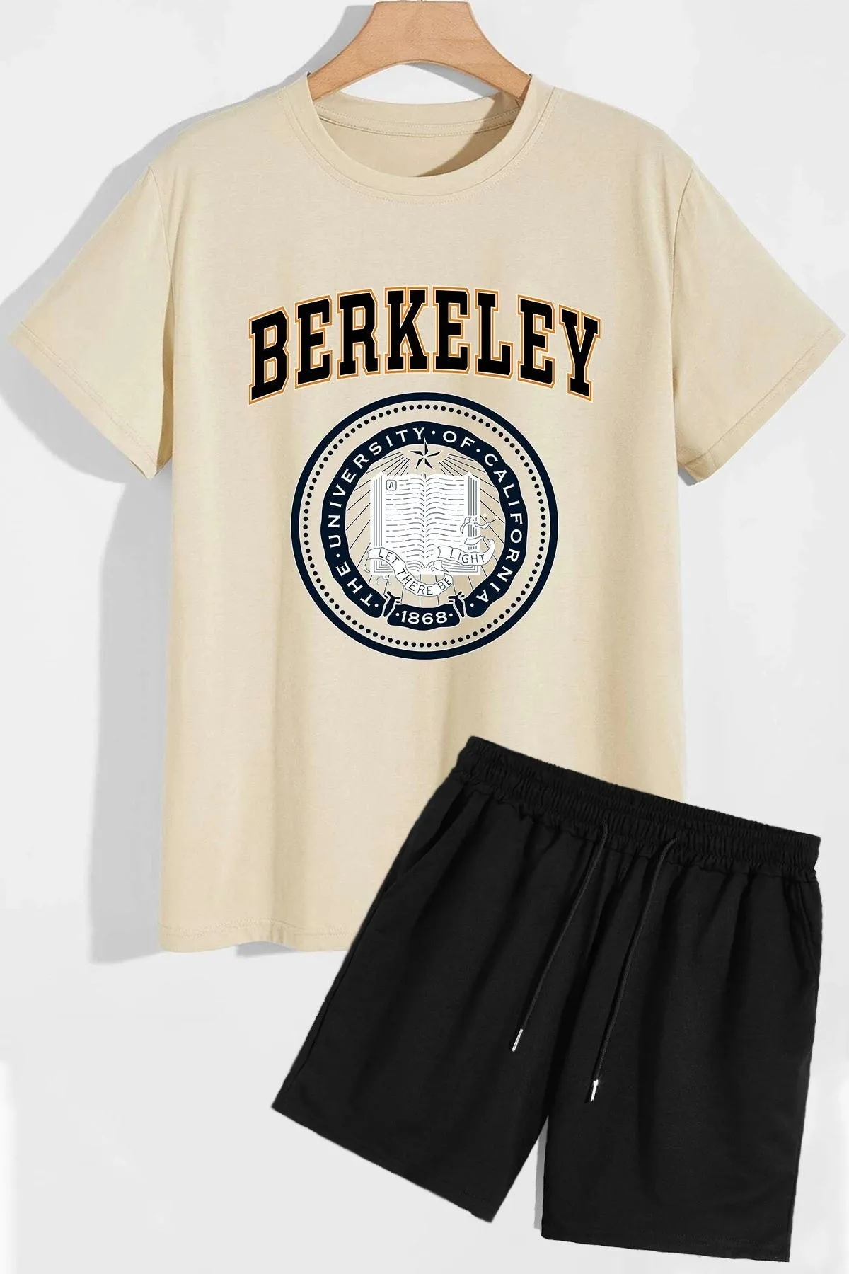 trendypassion  Berkeley Shorts T-Shirt-Trainingsanzug-Set