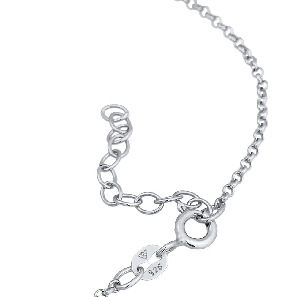 Elli Elli Bracelet Femmes Solitaire symbole d'infini avec Pierre de Lune en Argent Ste Bracelet
