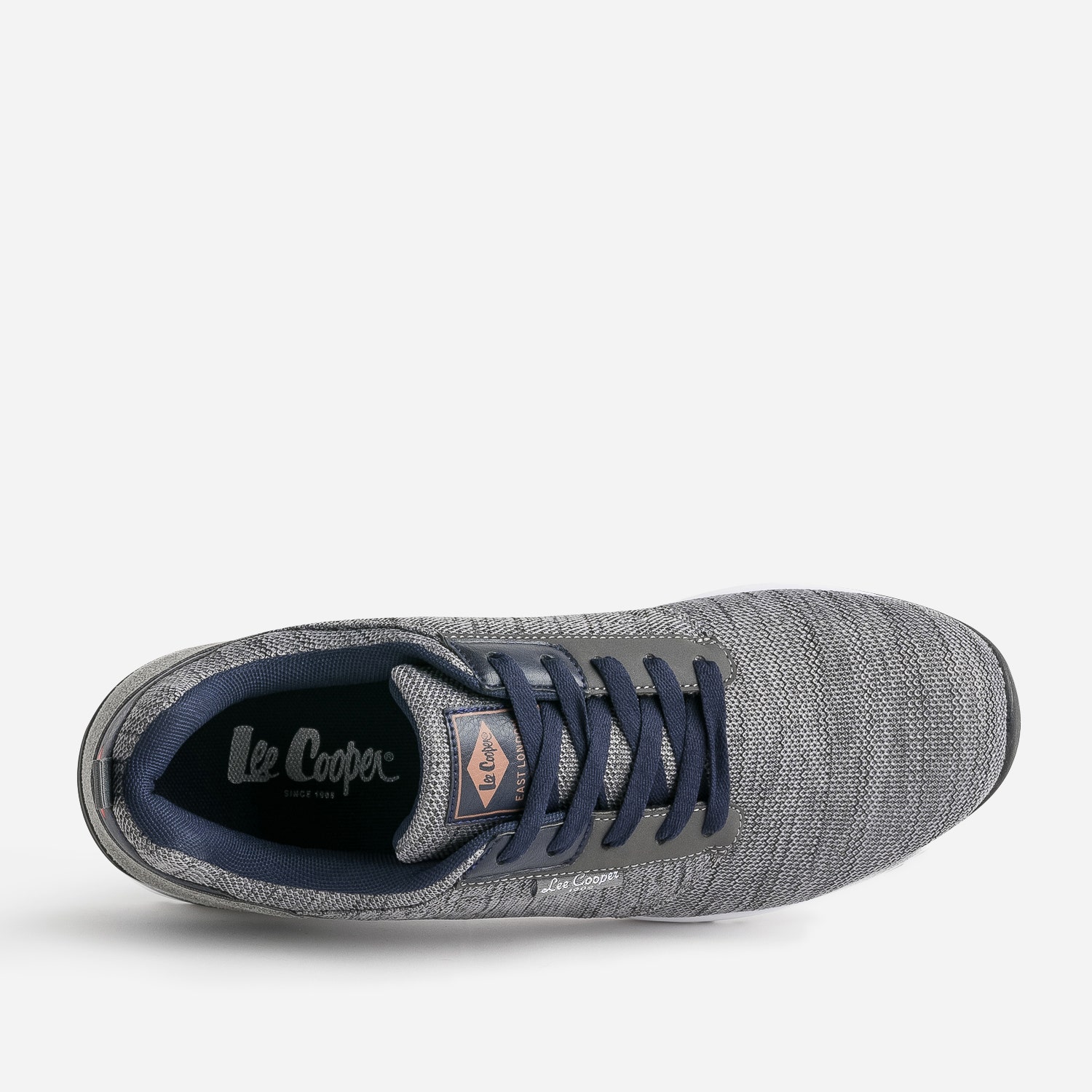 Tennis LEE COOPER gris chiné en mesh