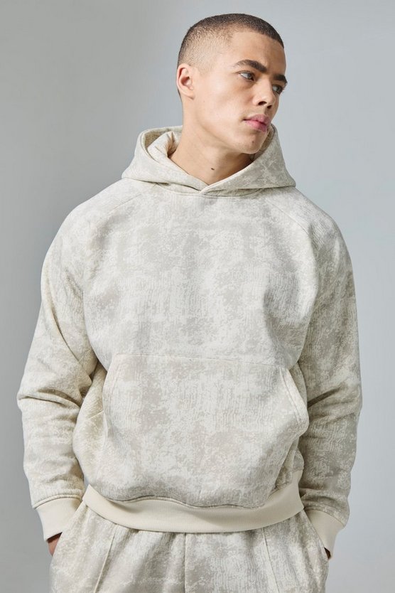 Active Training Dept Camo Boxy Hoodie