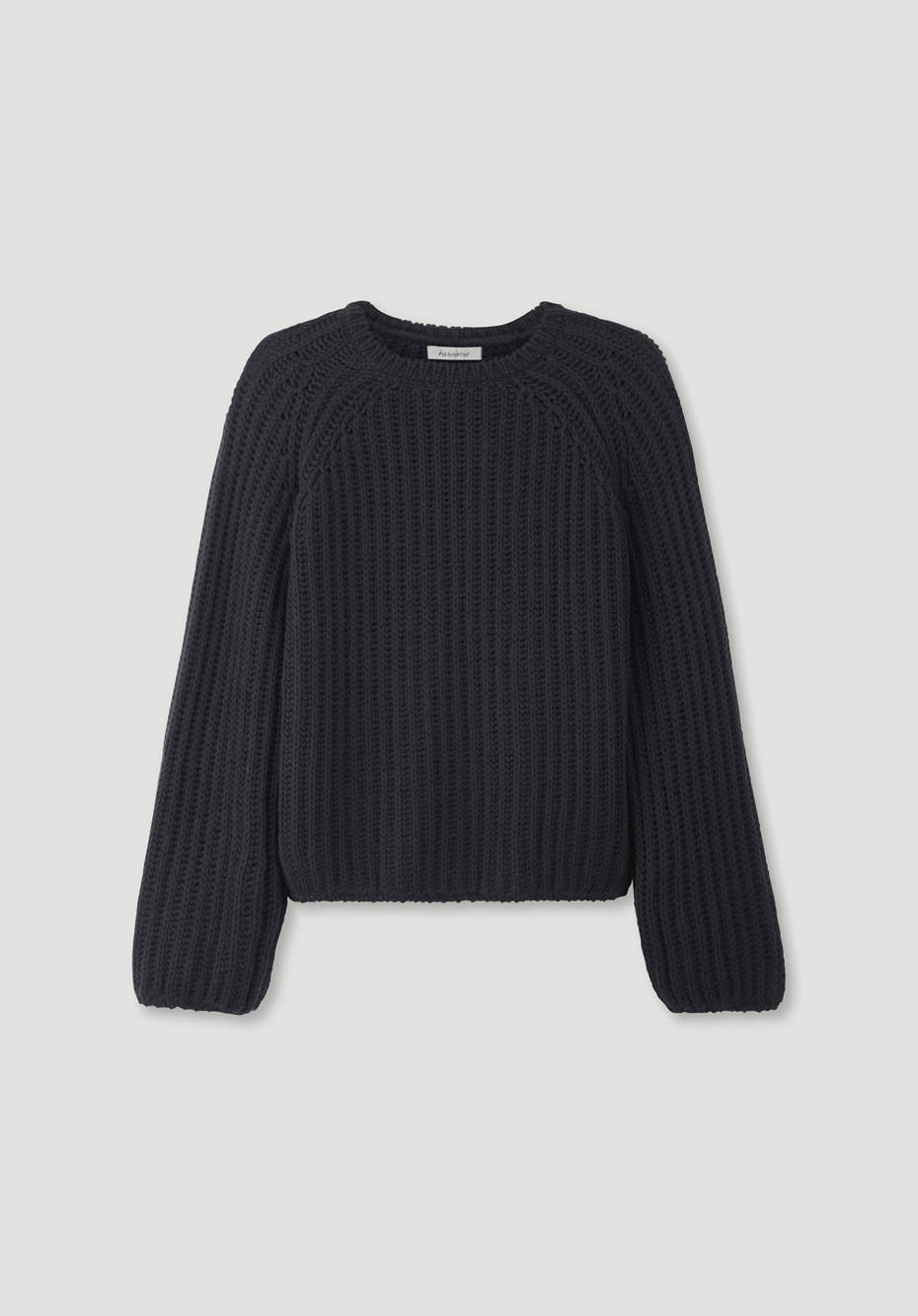 Raglan-Pullover aus Bio-Baumwolle und Bio-Merinowolle