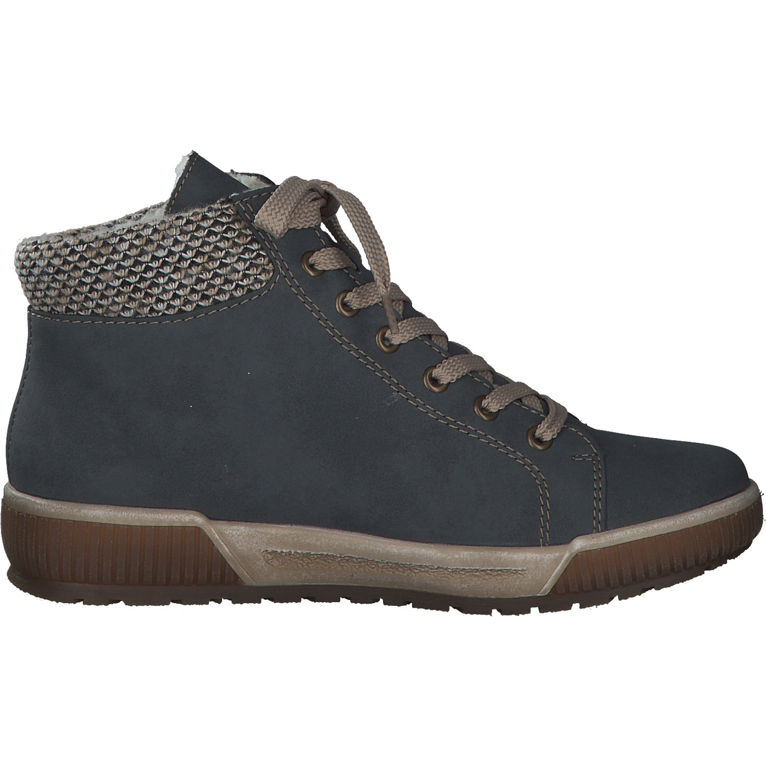 Rieker N0709, Sneakers High, Damen, Blau