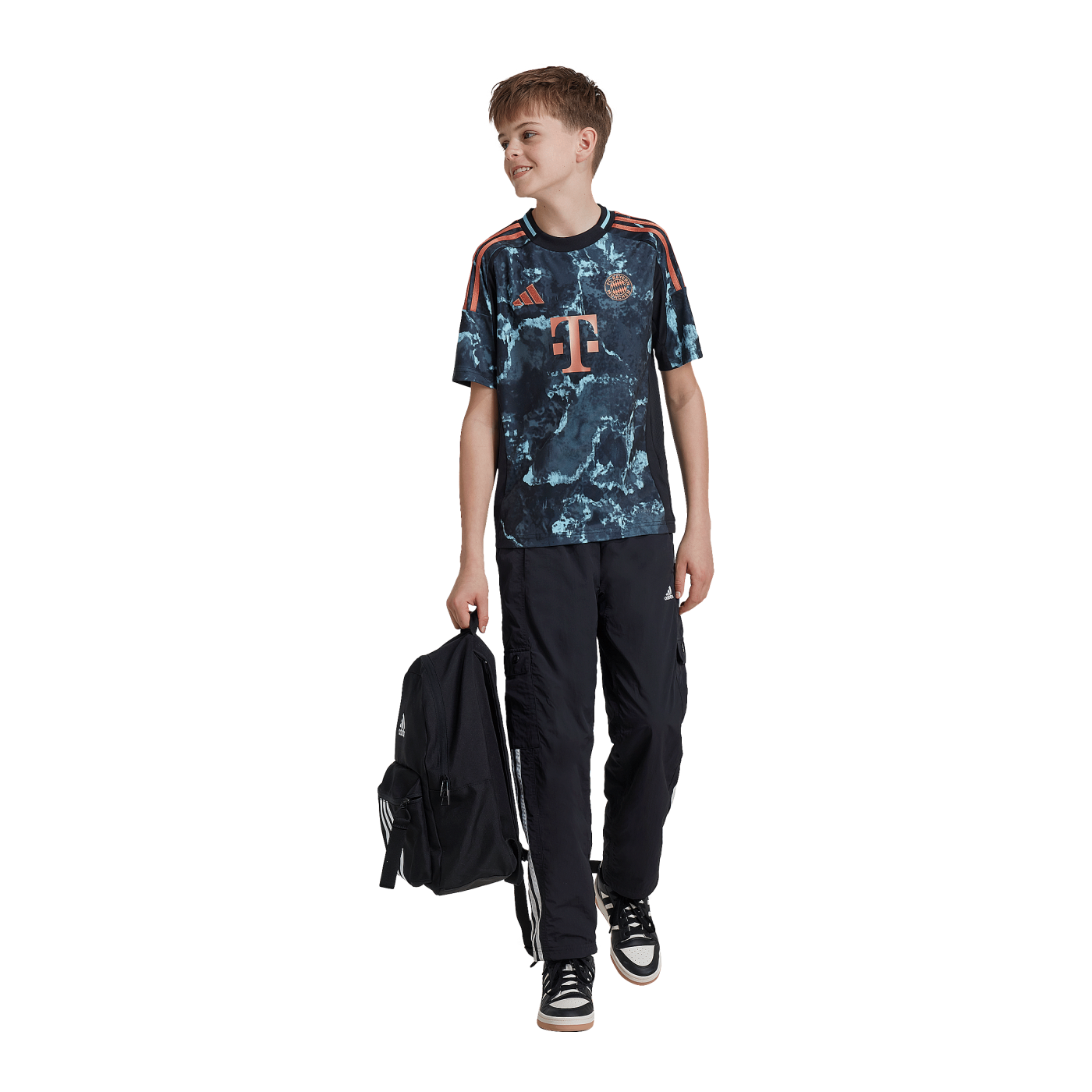 adidas FC Bayern München Trikot Away 2024/2025 Kids Schwarz