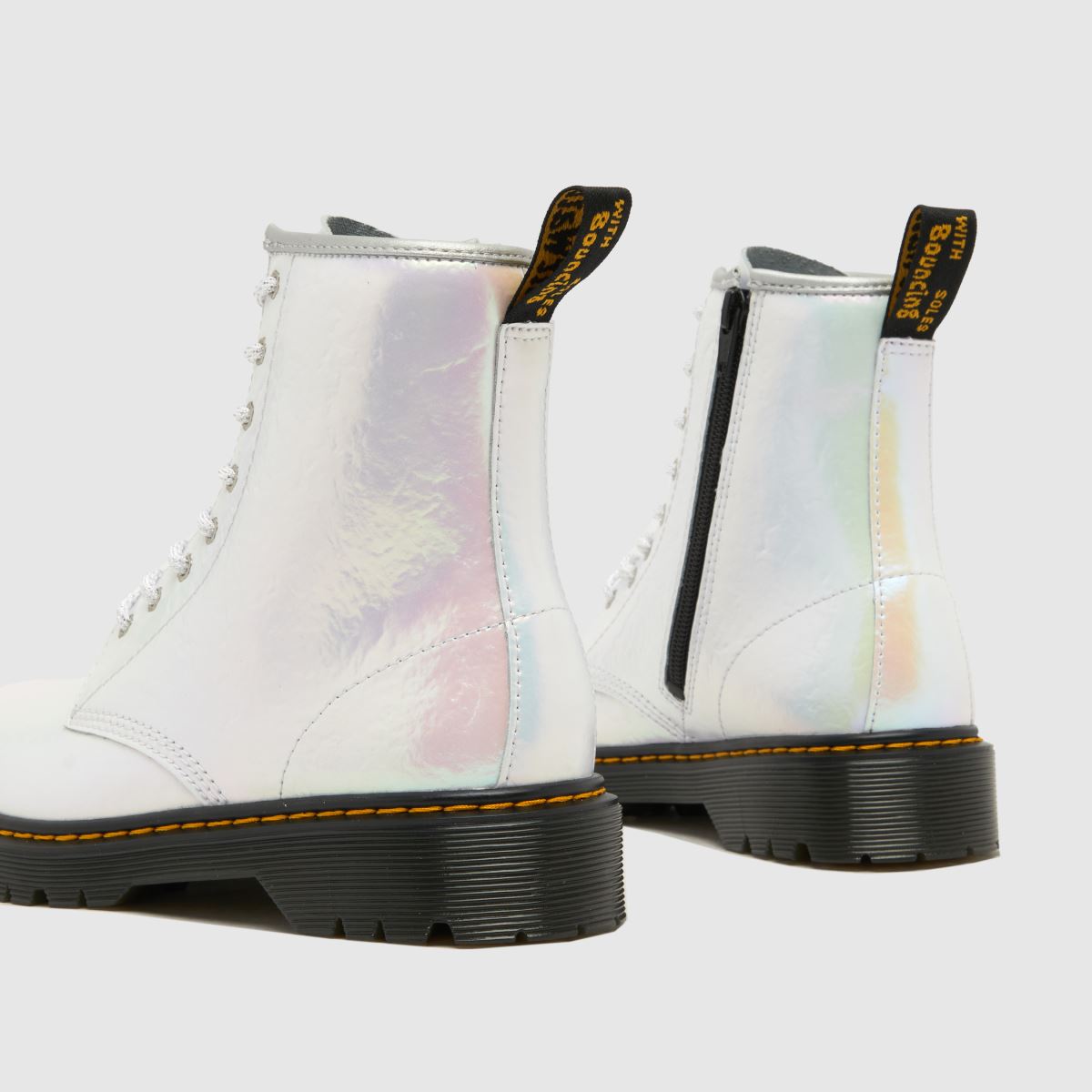 Dr Martens vita 1460 bex flickstövlar för ungdomar