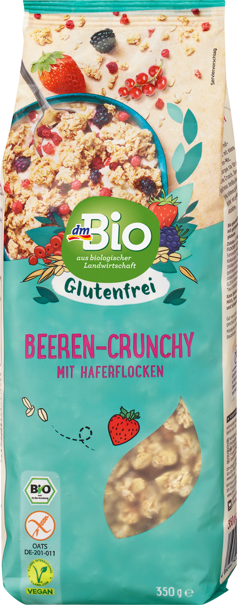 Hafer Beeren Crunchy, 350 g