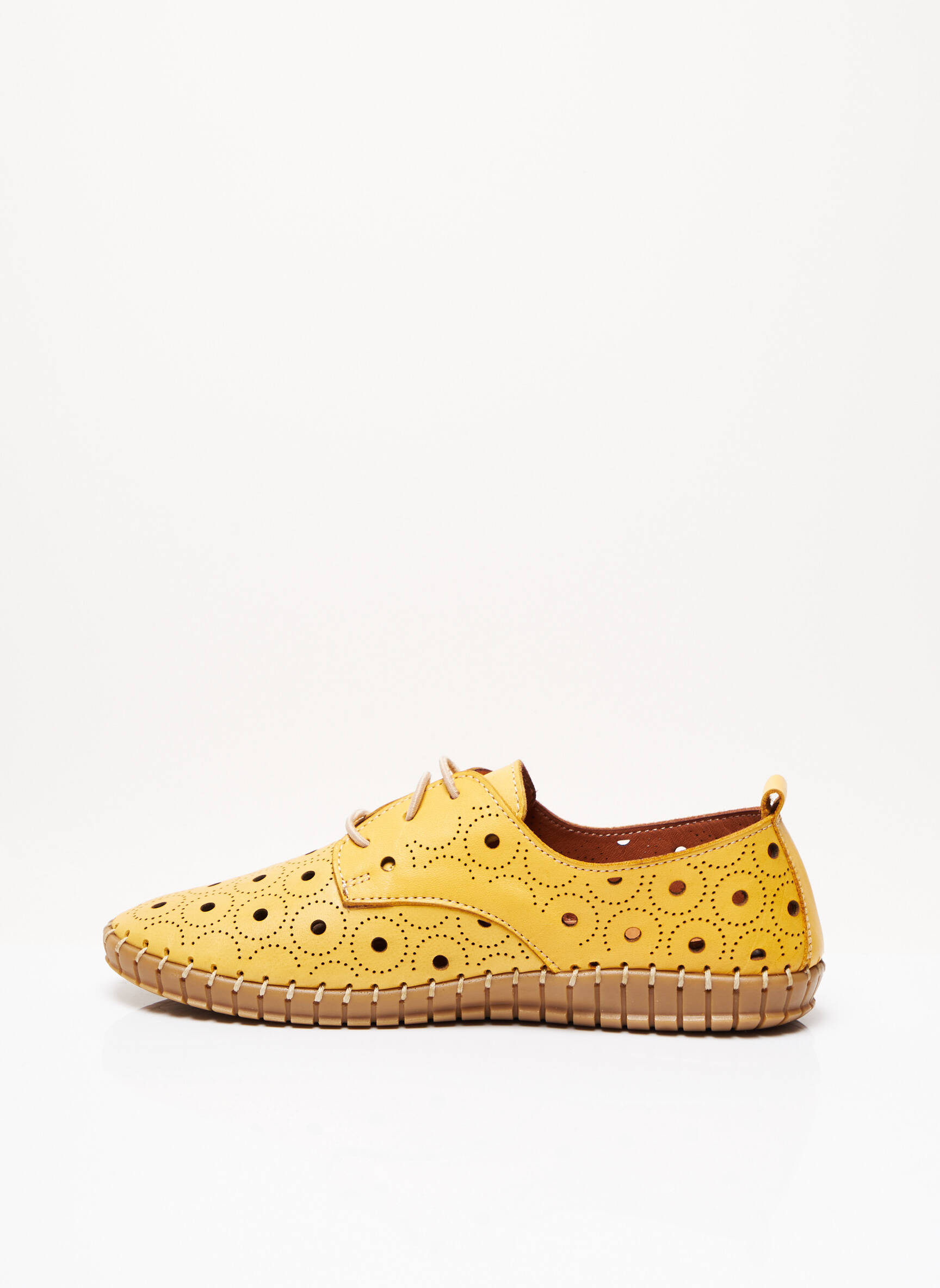 Altex Derby Femme couleur jaune