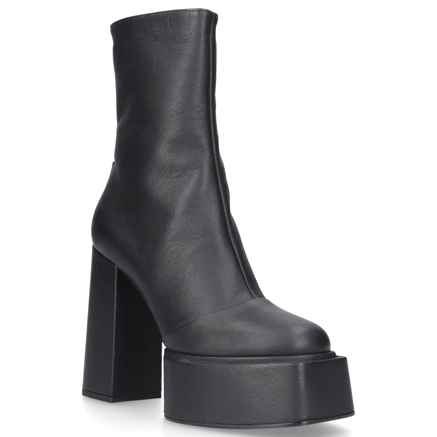 3 JUIN - Stiefeletten 323W70 Kalbsleder - schwarz