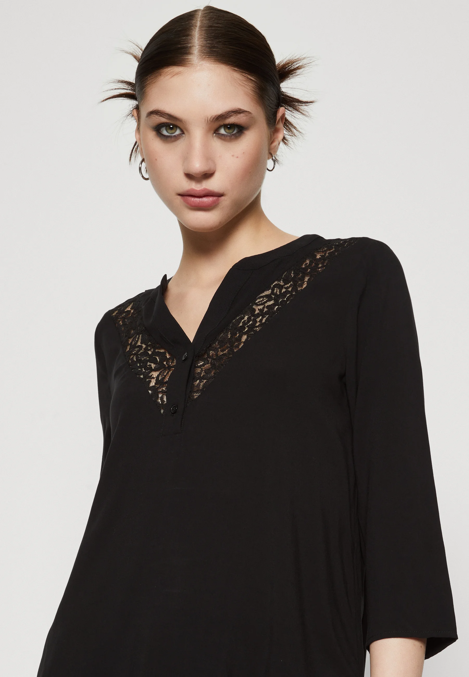Vero Moda VMLILOU CAMISA DE CUELLO EN V - Camiseta de manga larga