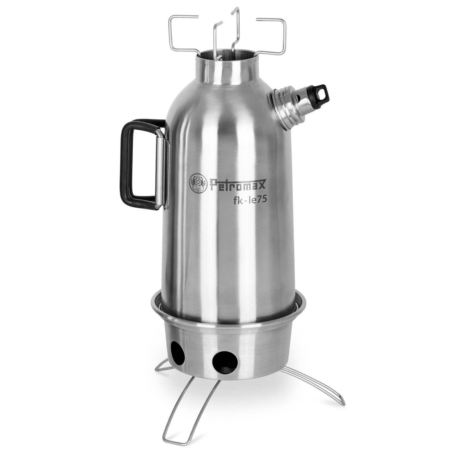 Petromax Wasserkessel Feuerkanne fk-le75 Edelstahl 0,75 Liter, Edelstahl