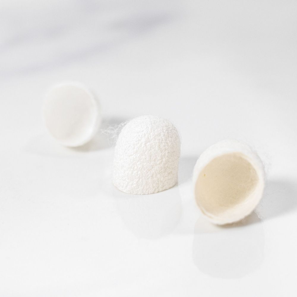 benu blanc Cocons de soie exfoliants Cocons de soie français