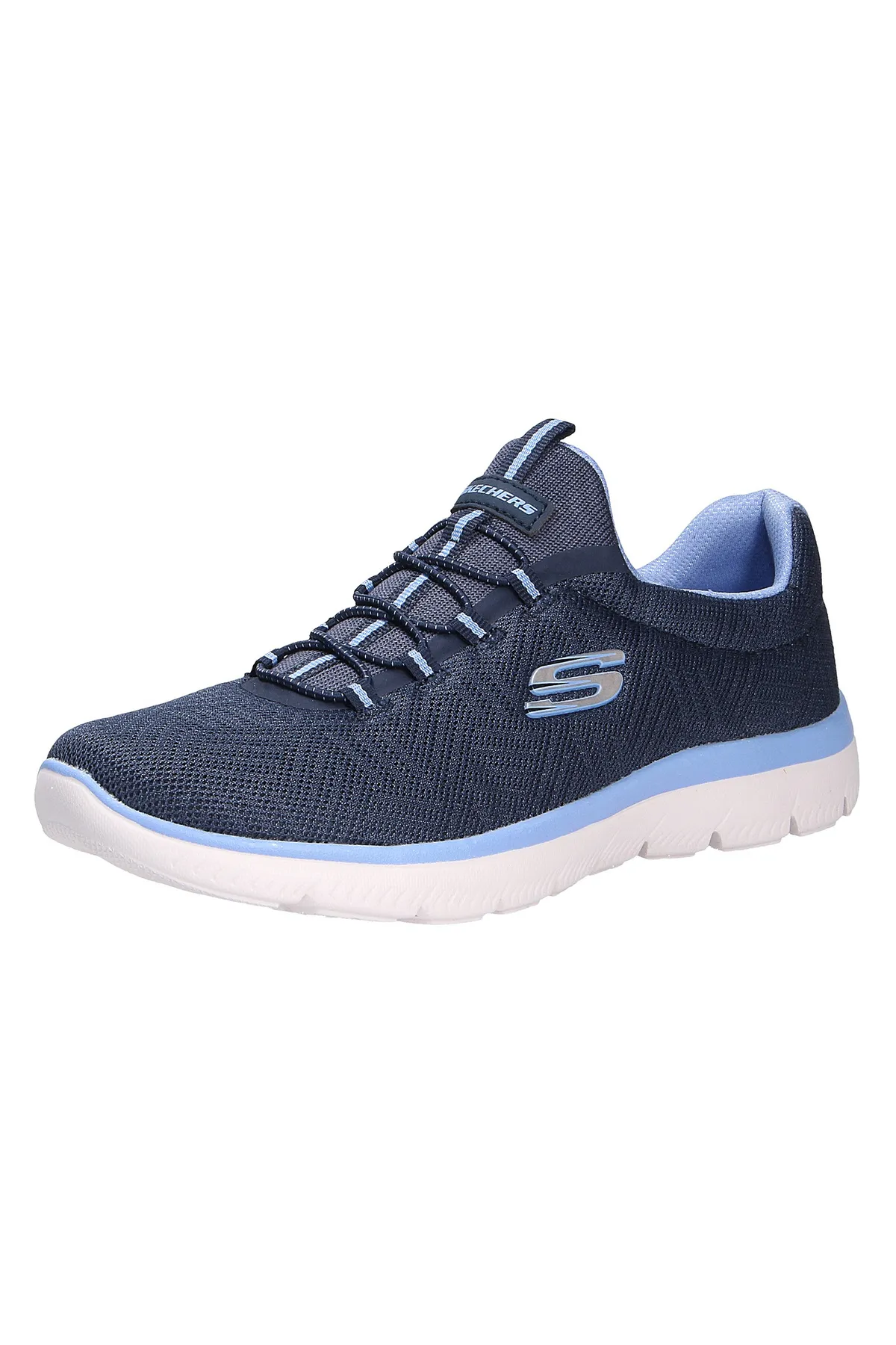 SKECHERS  Loafer - Blau - Flacher Absatz