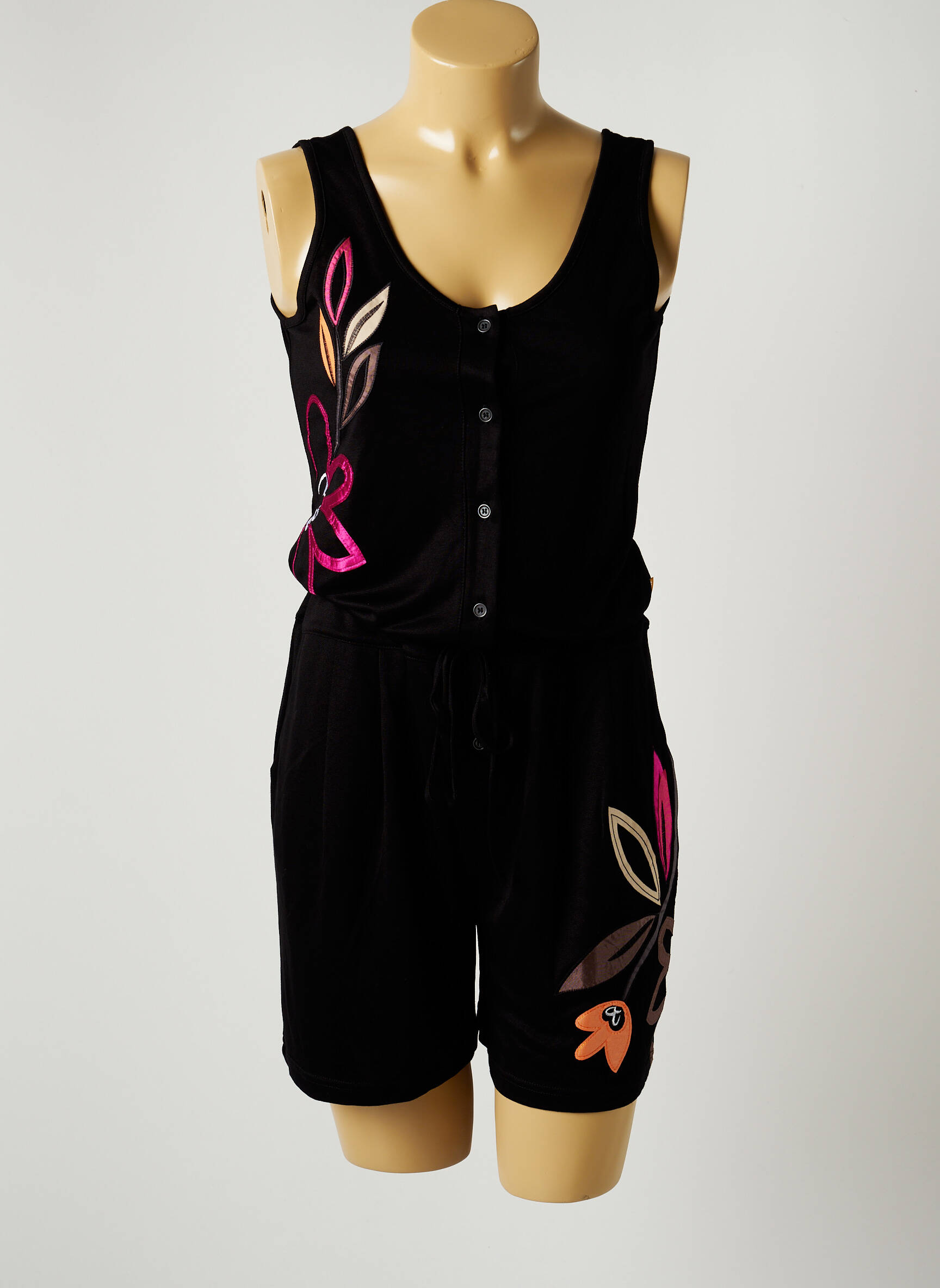 Mamatayoe Combi Shorts Femme couleur noir