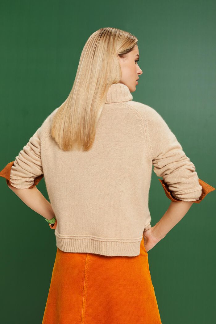 Kaschmirpullover mit Turtleneck