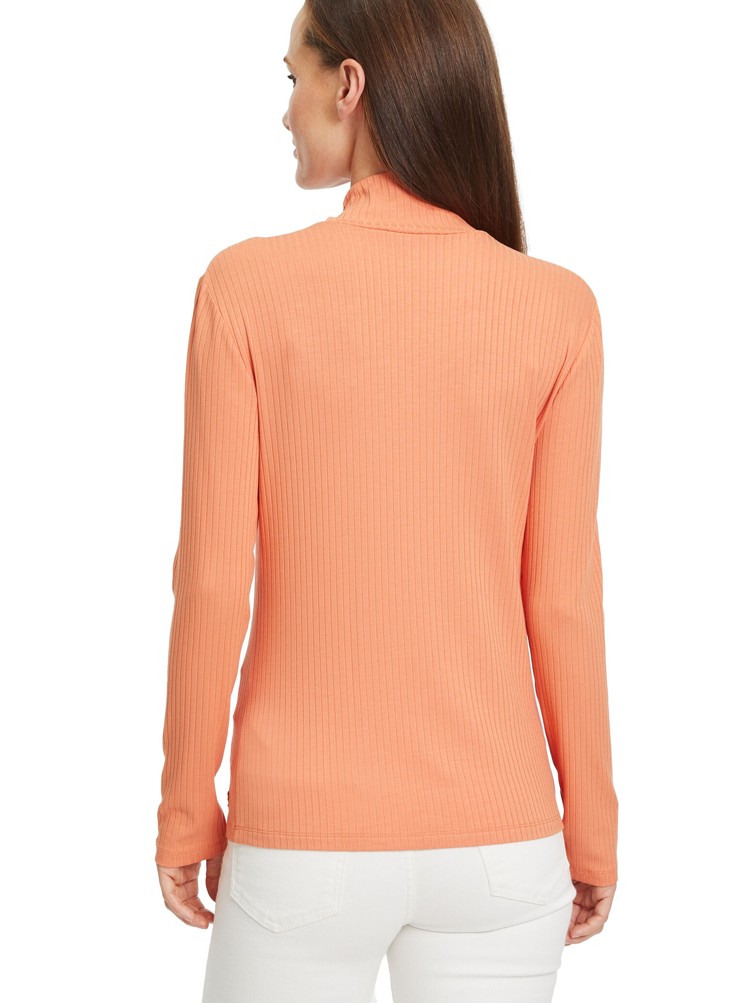 Pull à col roulé - orange