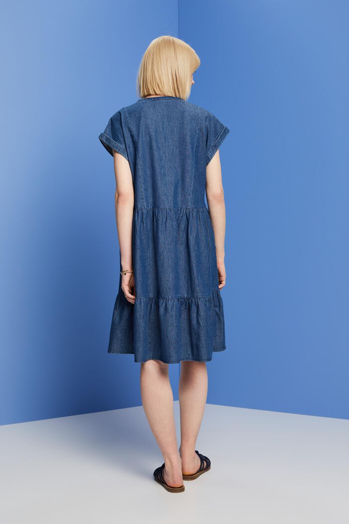 Leichtes Jeanskleid, 100 % Baumwolle
