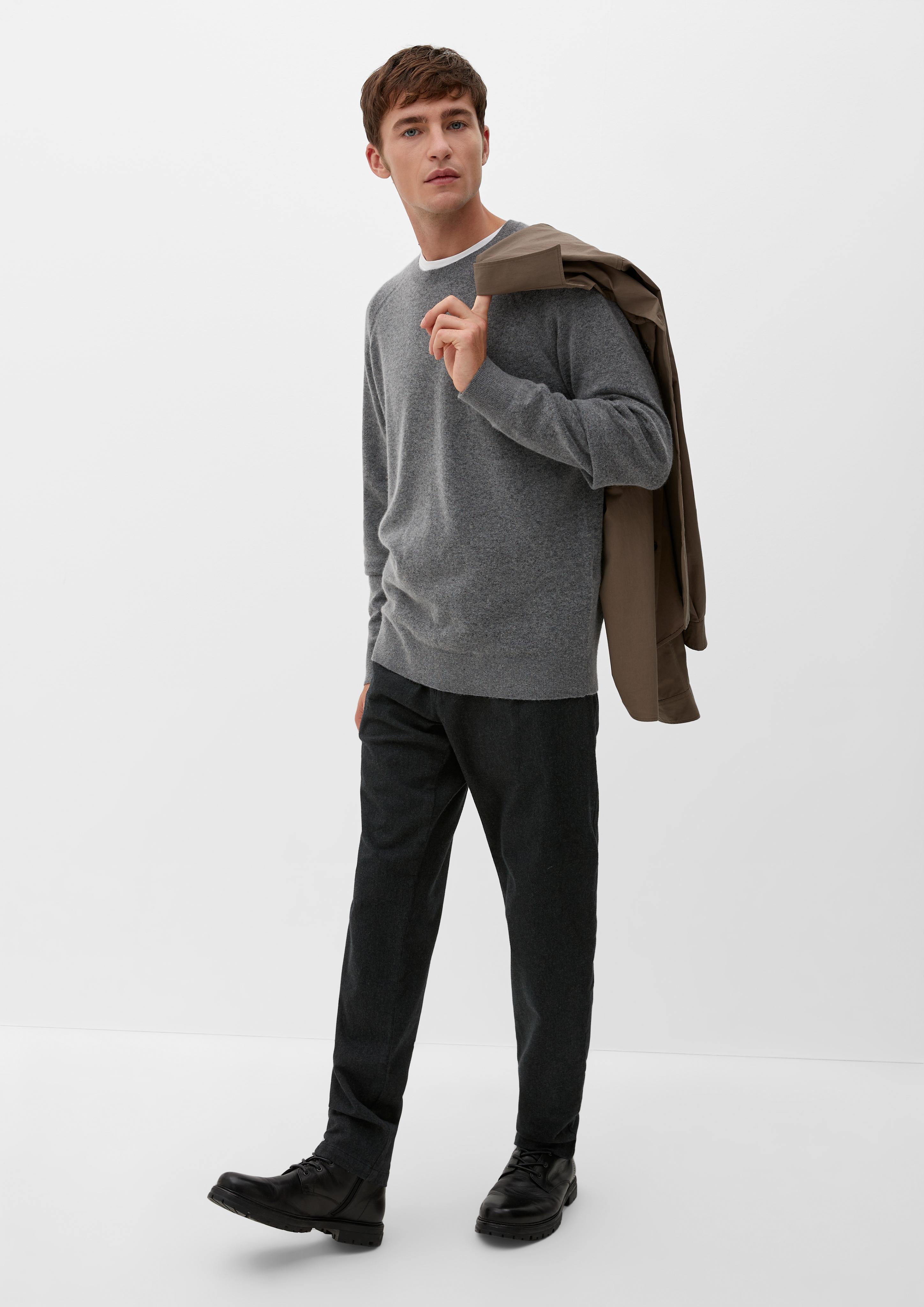 Relaxed: Hose aus Baumwollstretch  2126061-98W0