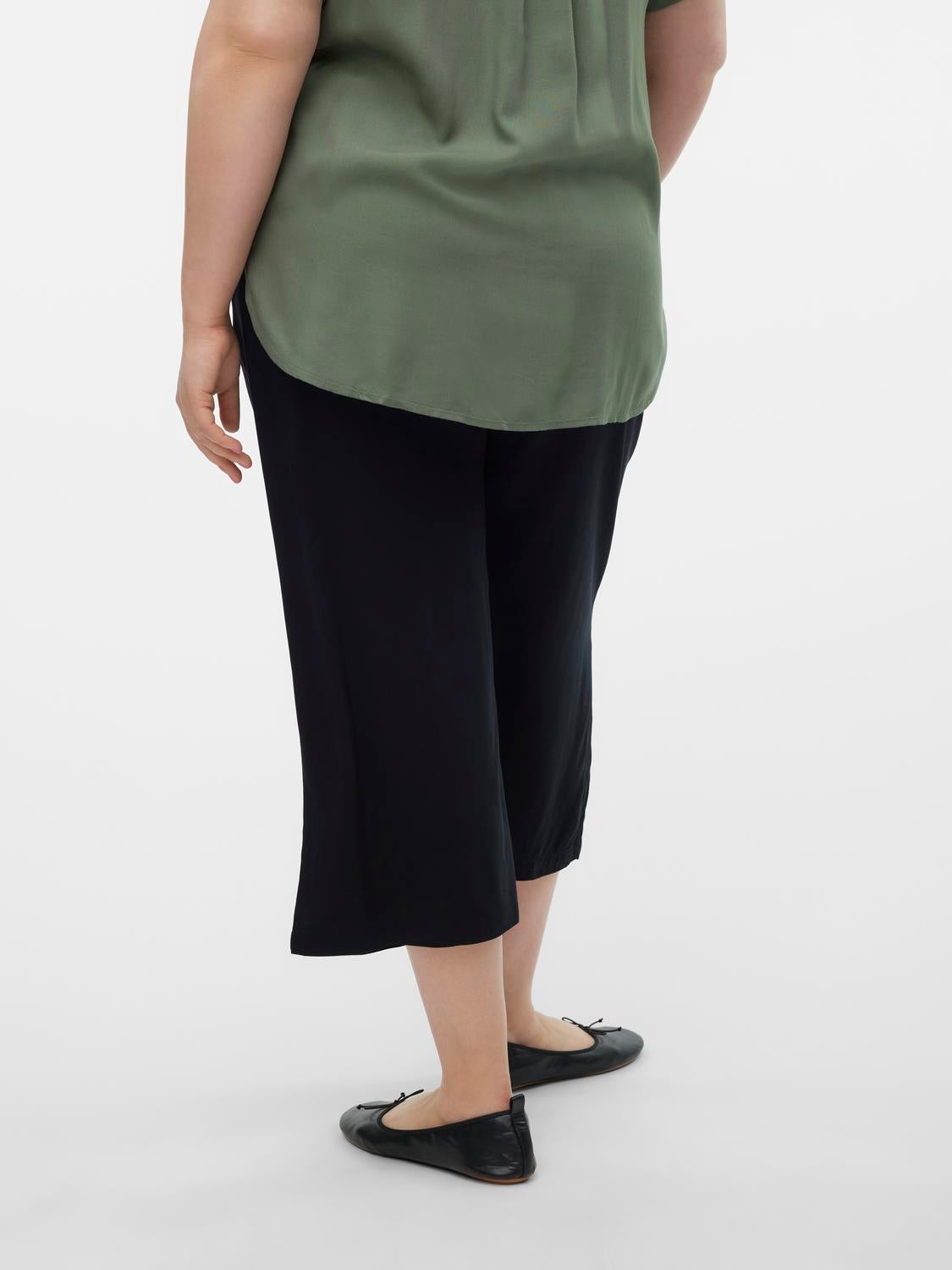 VMCEASY Hohe Taille Culottehose