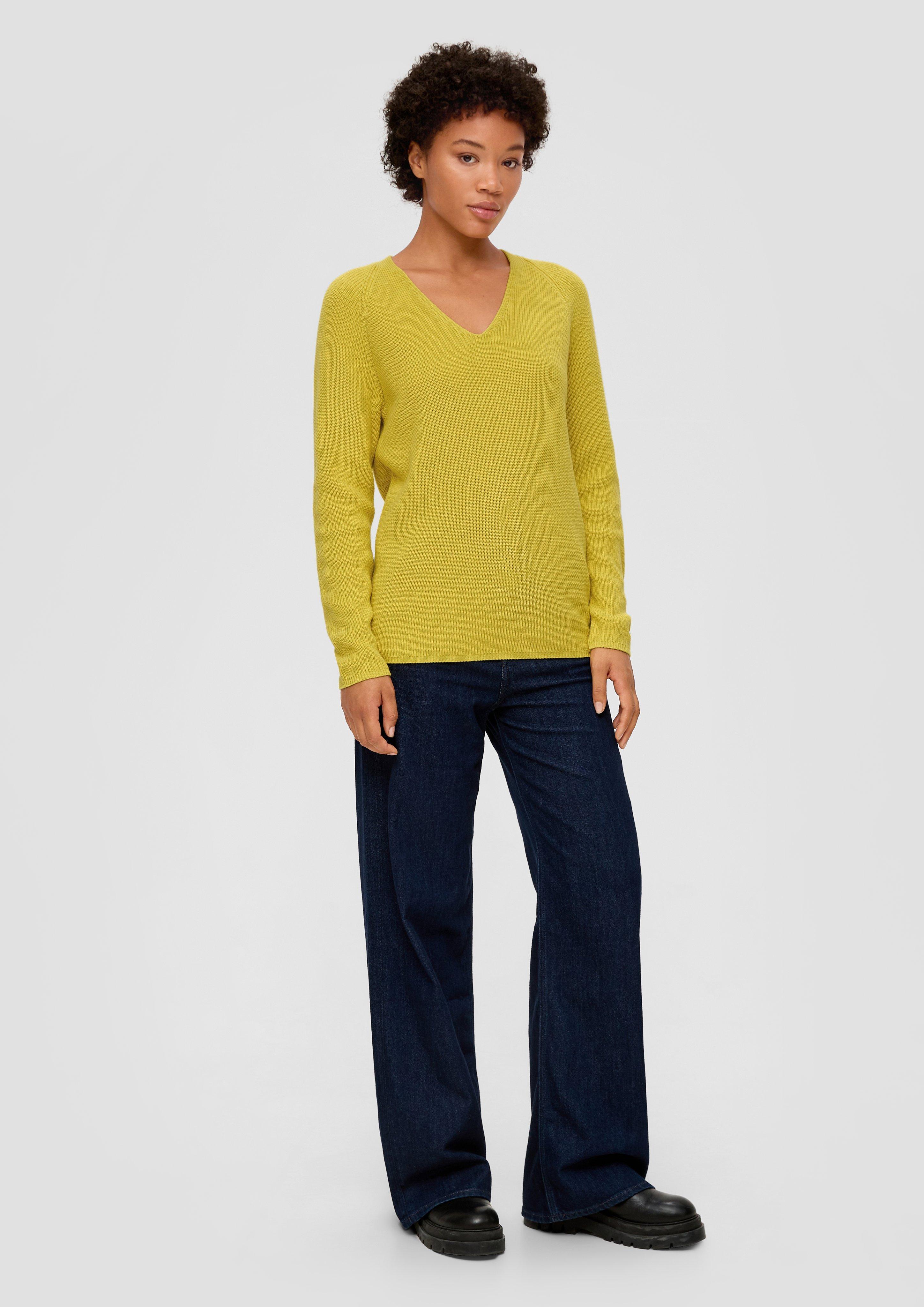 Strickpullover mit Rippelementen  2138226-1494