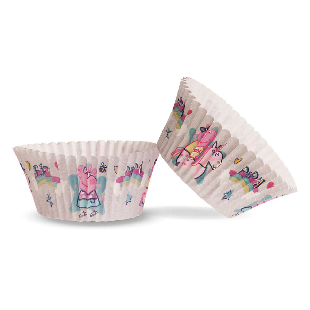 2er Set Peppa Wutz Muffinaufleger + Muffinschalen