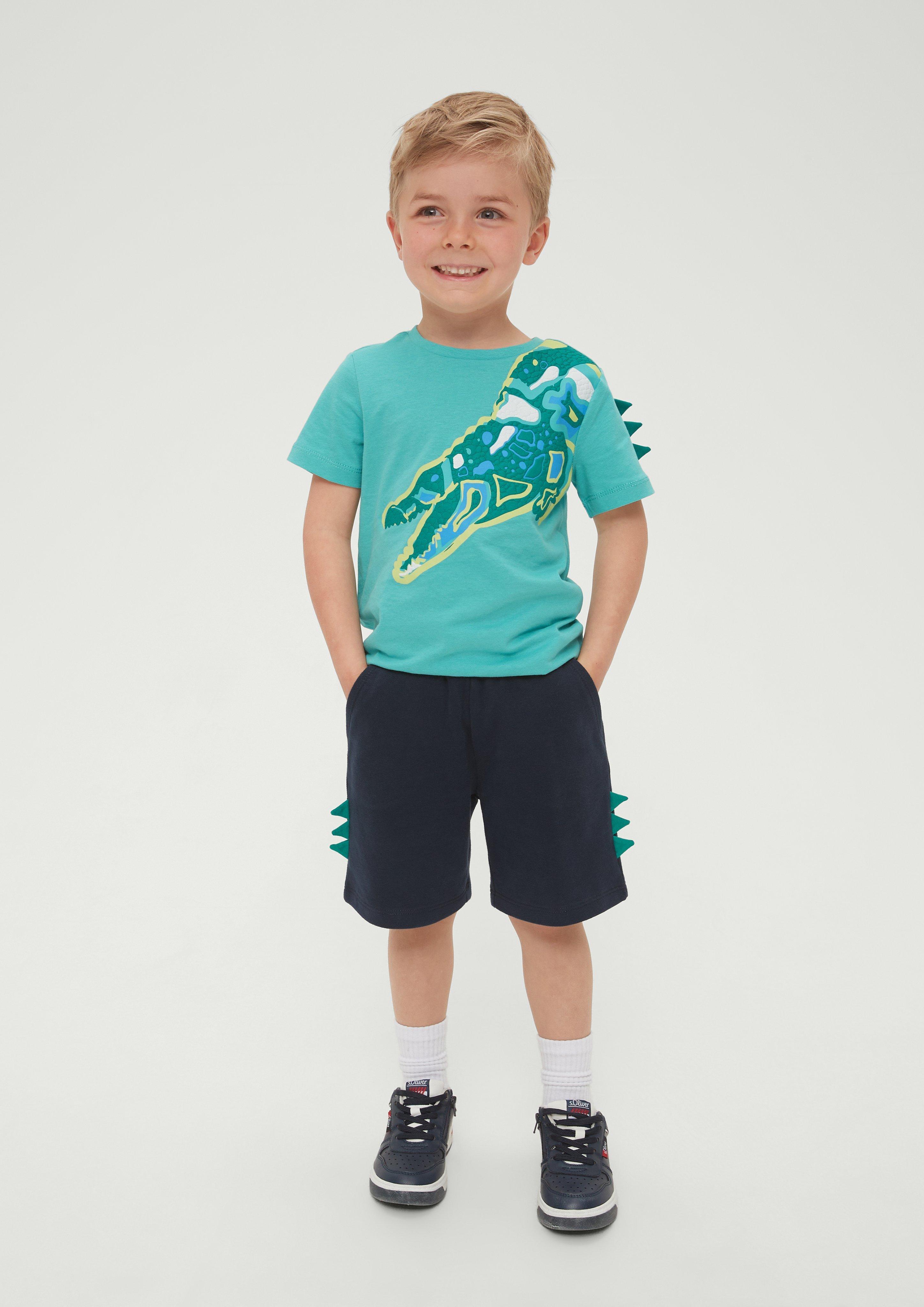 Baumwollshirt mit Motivprint  2130659-6632