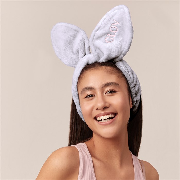 Headband Bunny Ears Grey