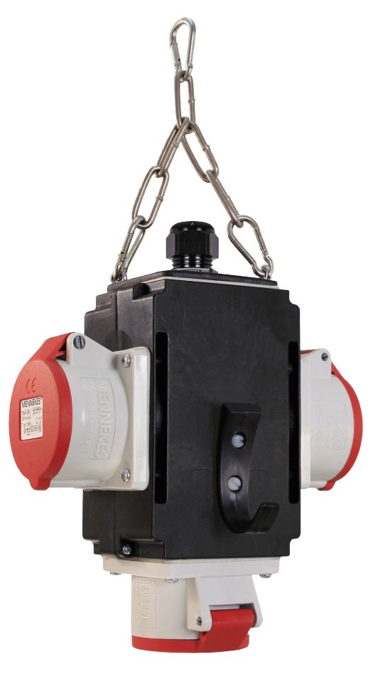 Schwabe 60737 MIXO Distribuitor suspendat IV 3x CEE 400V/16A 5 poli