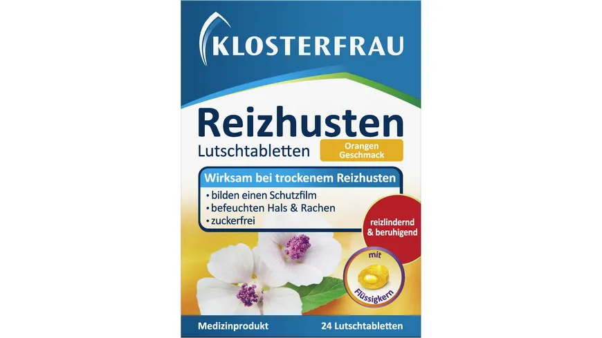 Klosterfrau Reizhusten Lutschtabletten Orange