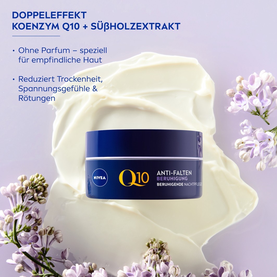 Q10 Power Anti-Falten + Beruhigung Nachtpflege Sensitiv
