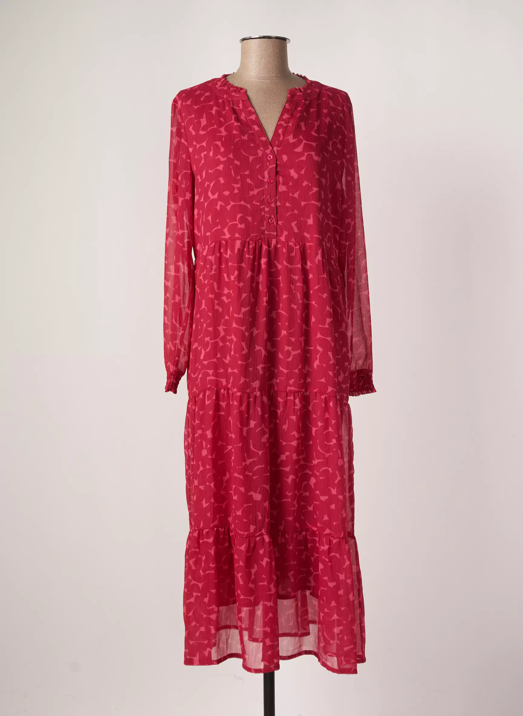 Street One Robes Longues Femme couleur rose