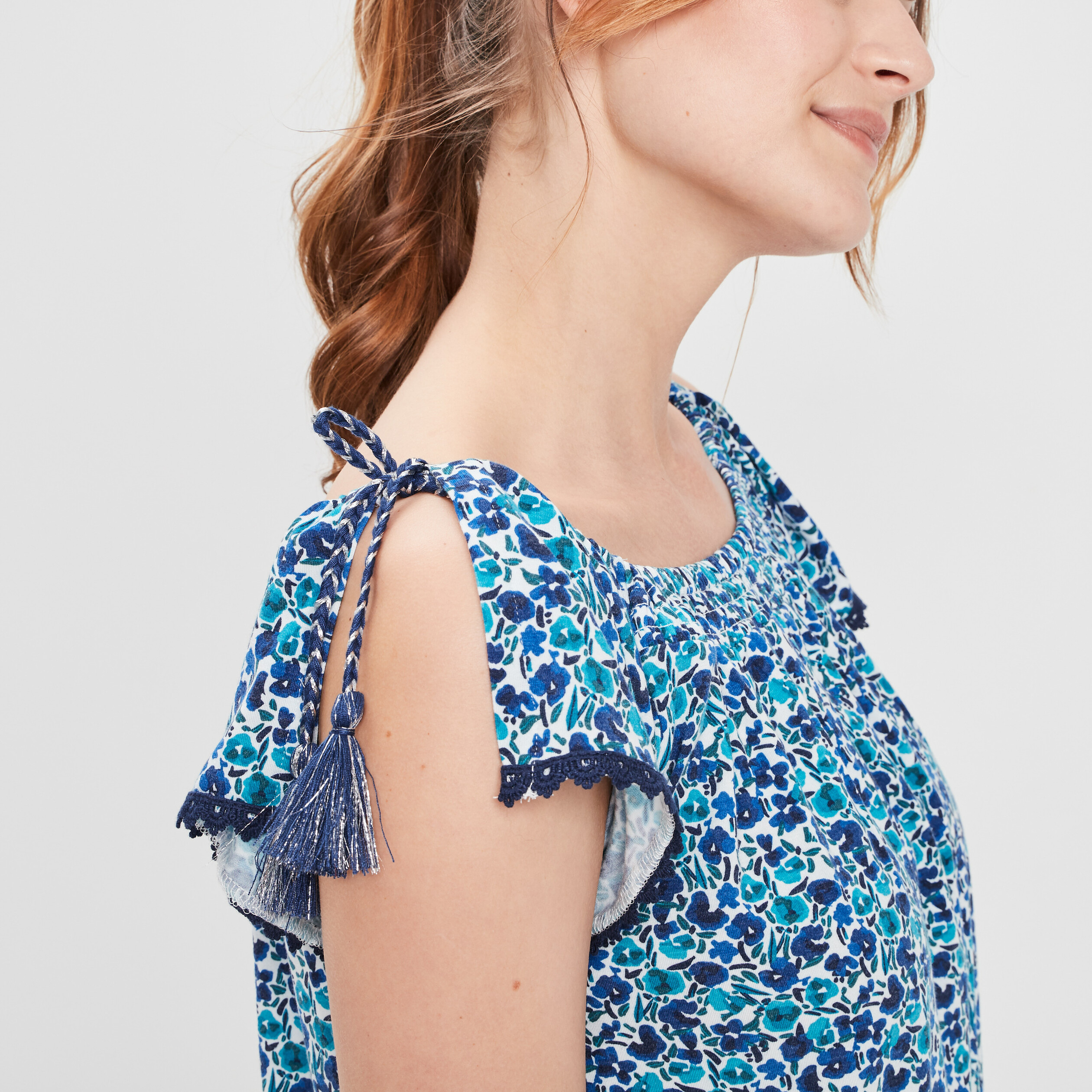 T-shirt manches courtes ecru femme | La Halle