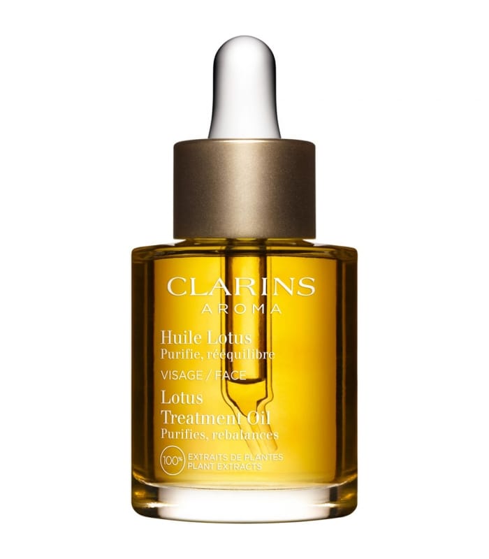 Clarins-HUILE LOTUS-Purifie, rééquilibre