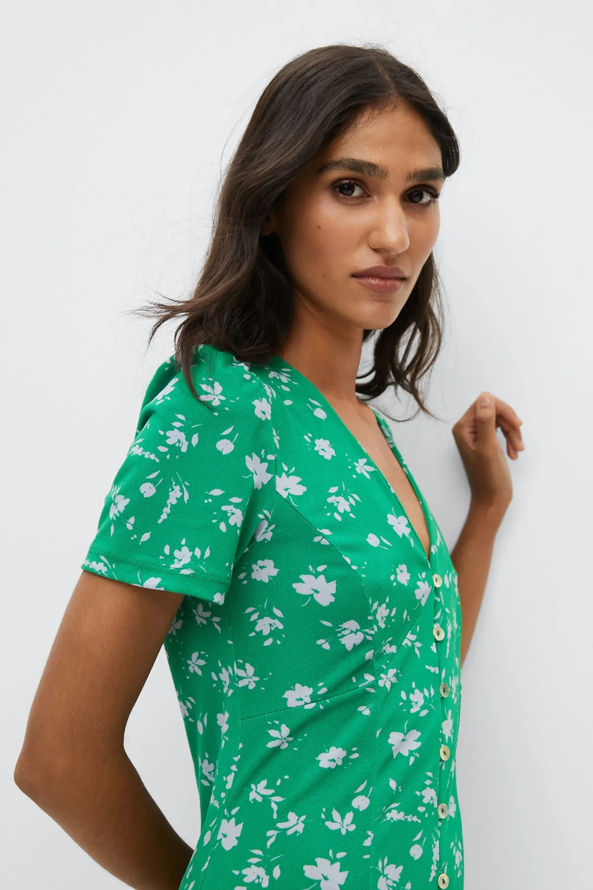MANGO  27049203 Damen/Mädchen Grün