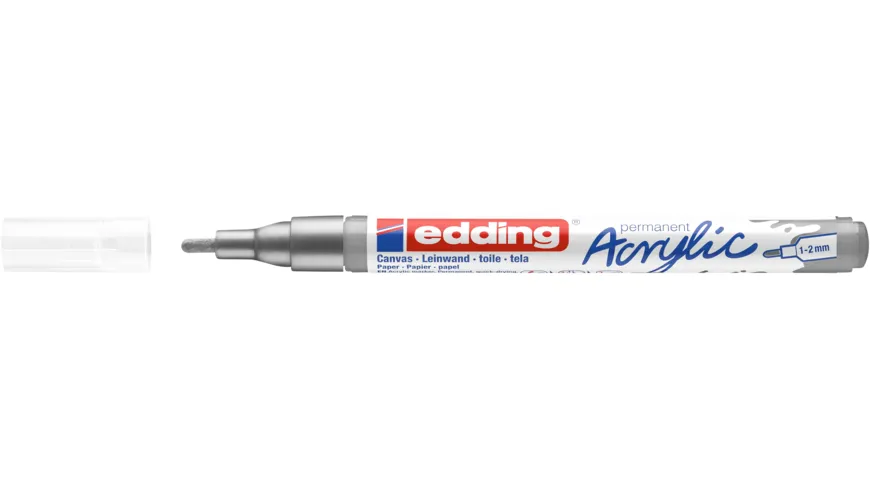 edding Acrylmarker 5300 fein silber silber
