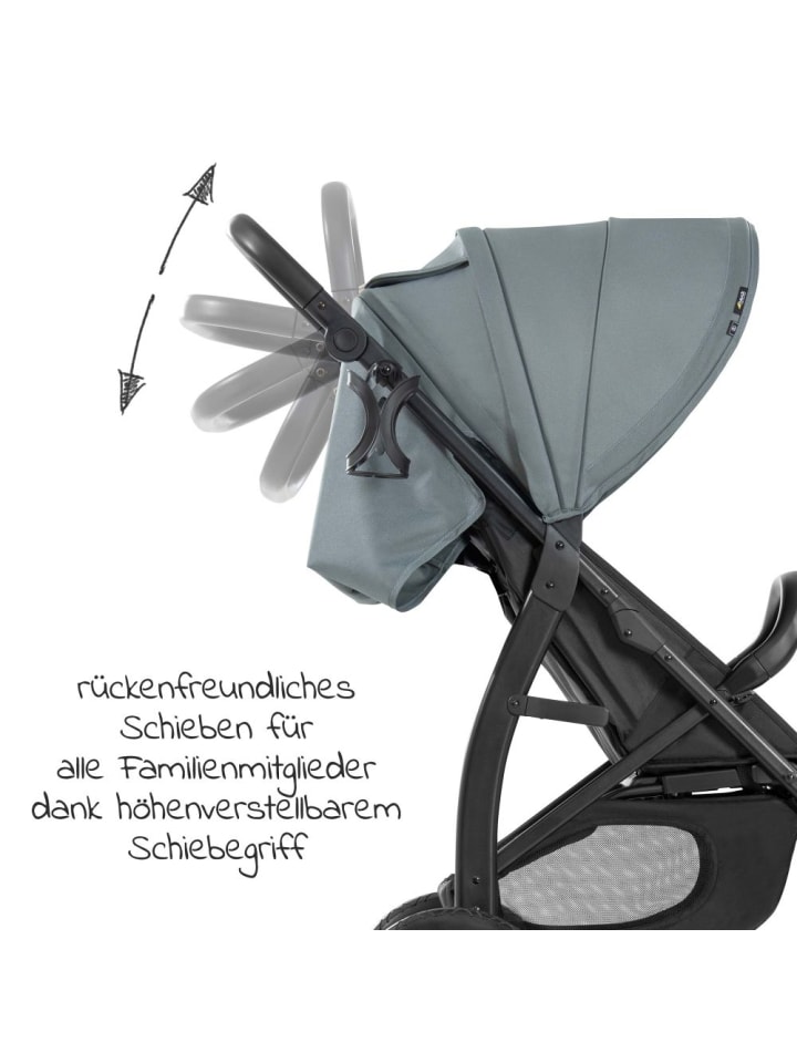Hauck Buggy Rapid 4D (bis 25 kg) - XL Verdeck & All-Terrain in schwarz,blau günstig kaufen onesize
