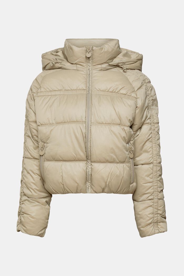 Stepp-Jacke mit abnehmbarer Kapuze