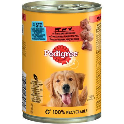 20 + 4 gratis! 24 x 400 g Pedigree Classic