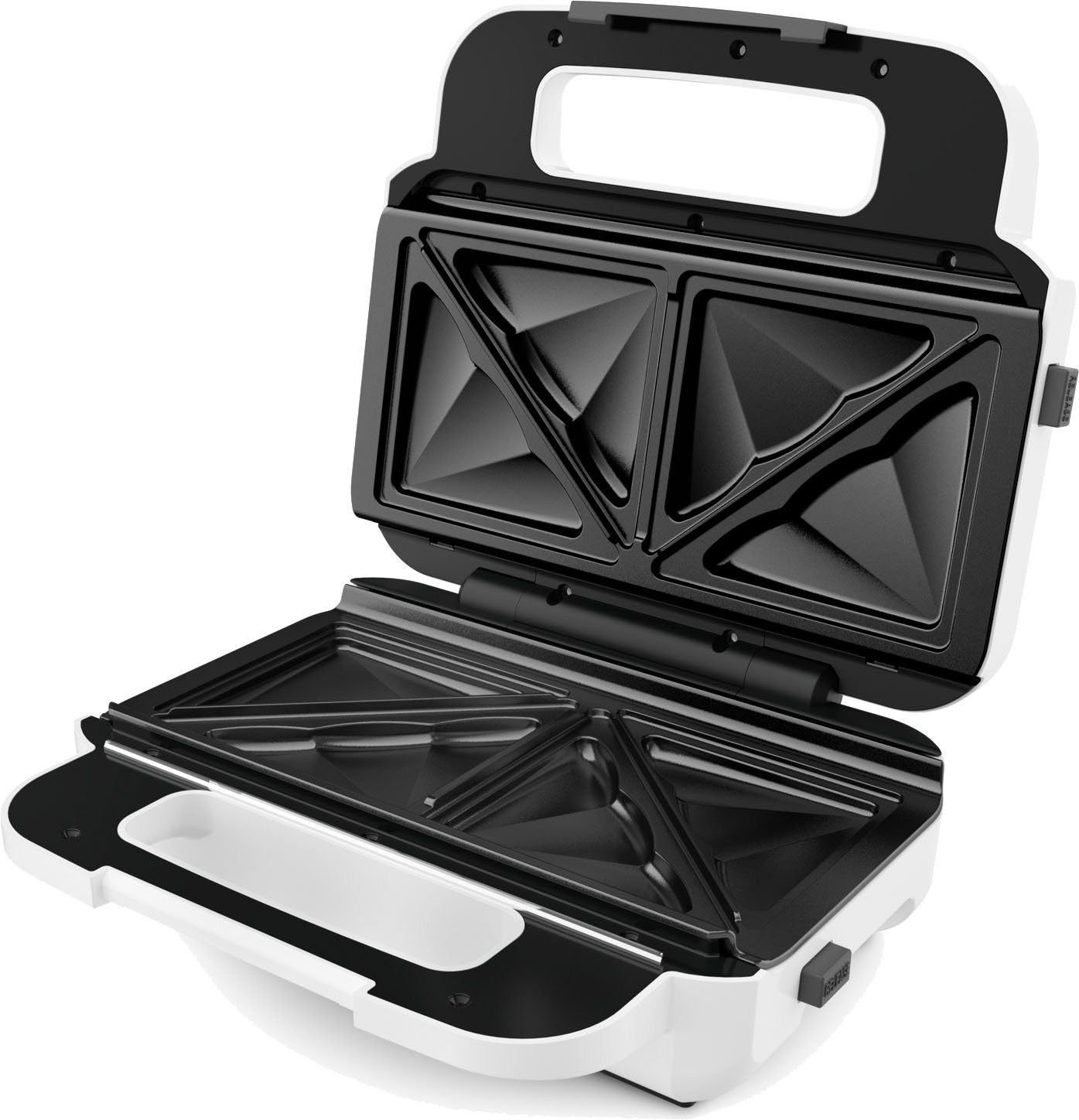 Tefal 2-in-1-Sandwichmaker SW7011 Snack XL, 850 W, 2 antihaft + spülmaschinengeeignete Plattensets, inkl. Rezeptheft