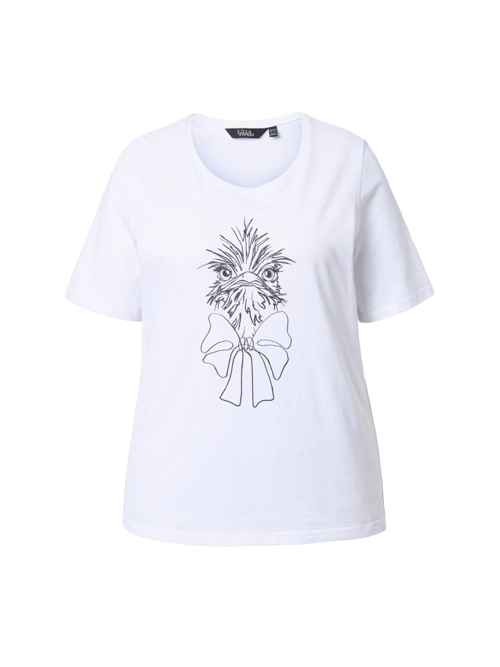 Ulla Popken Shirt in schneeweiß günstig kaufen