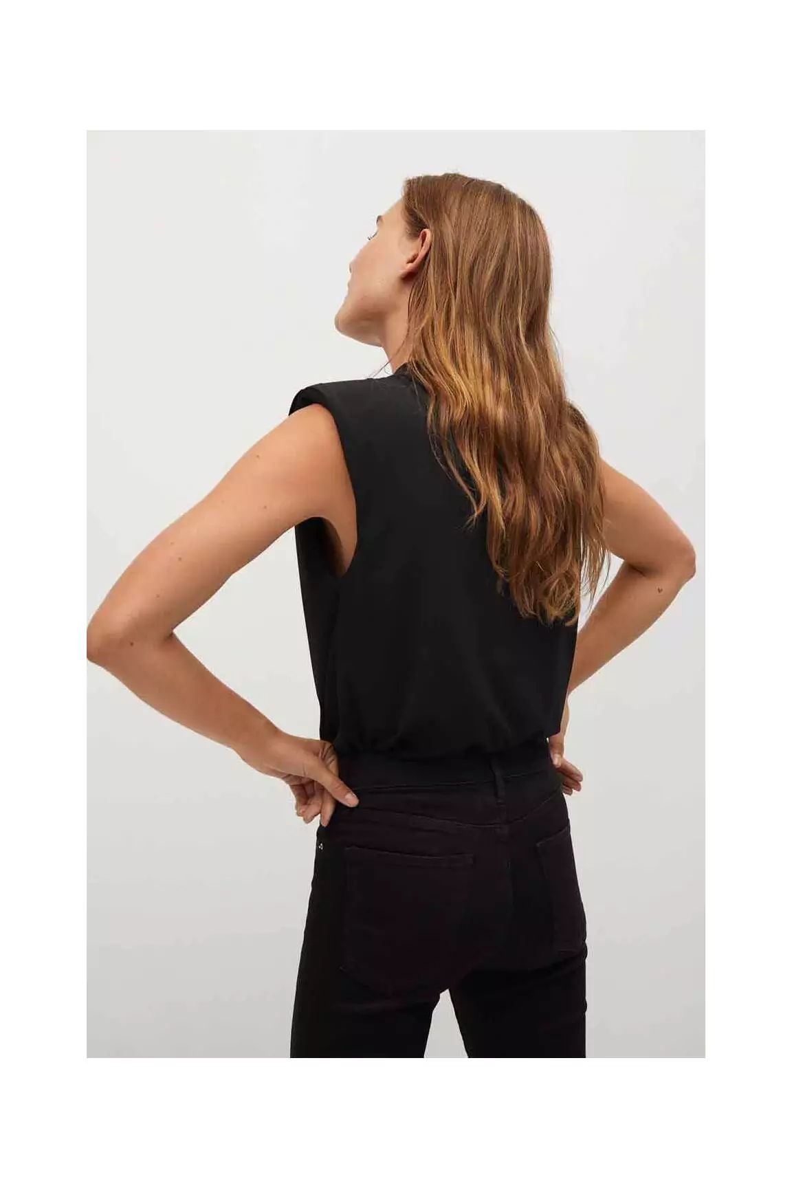 Mango Tops Femme couleur noir