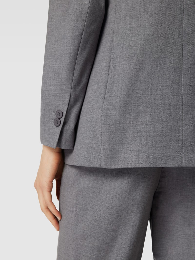 Blazer mit Reverskragen in mittelgrau