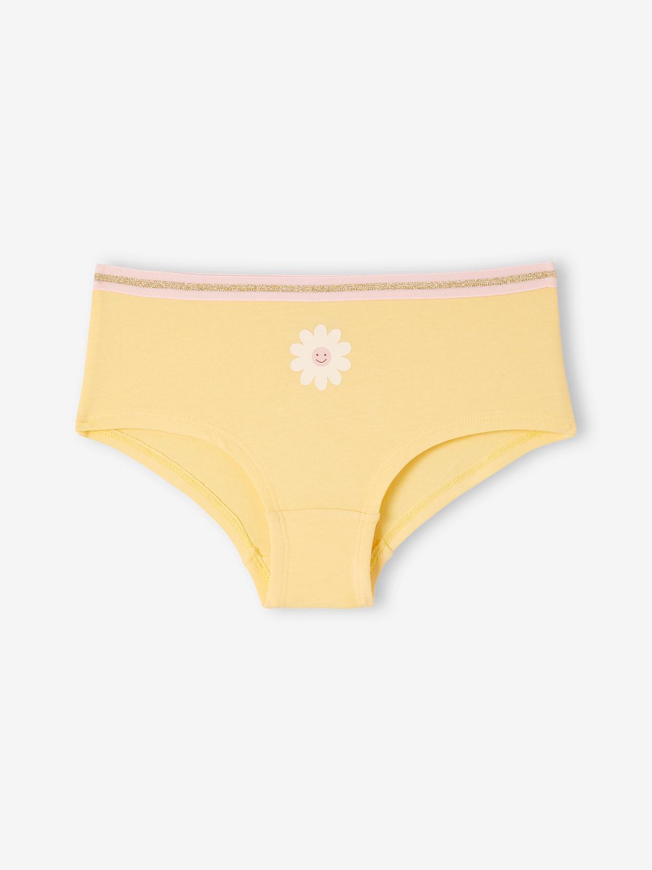 Vertbaudet 7er-Pack Mädchen Shortys mit Bio-Baumwolle - rosa
