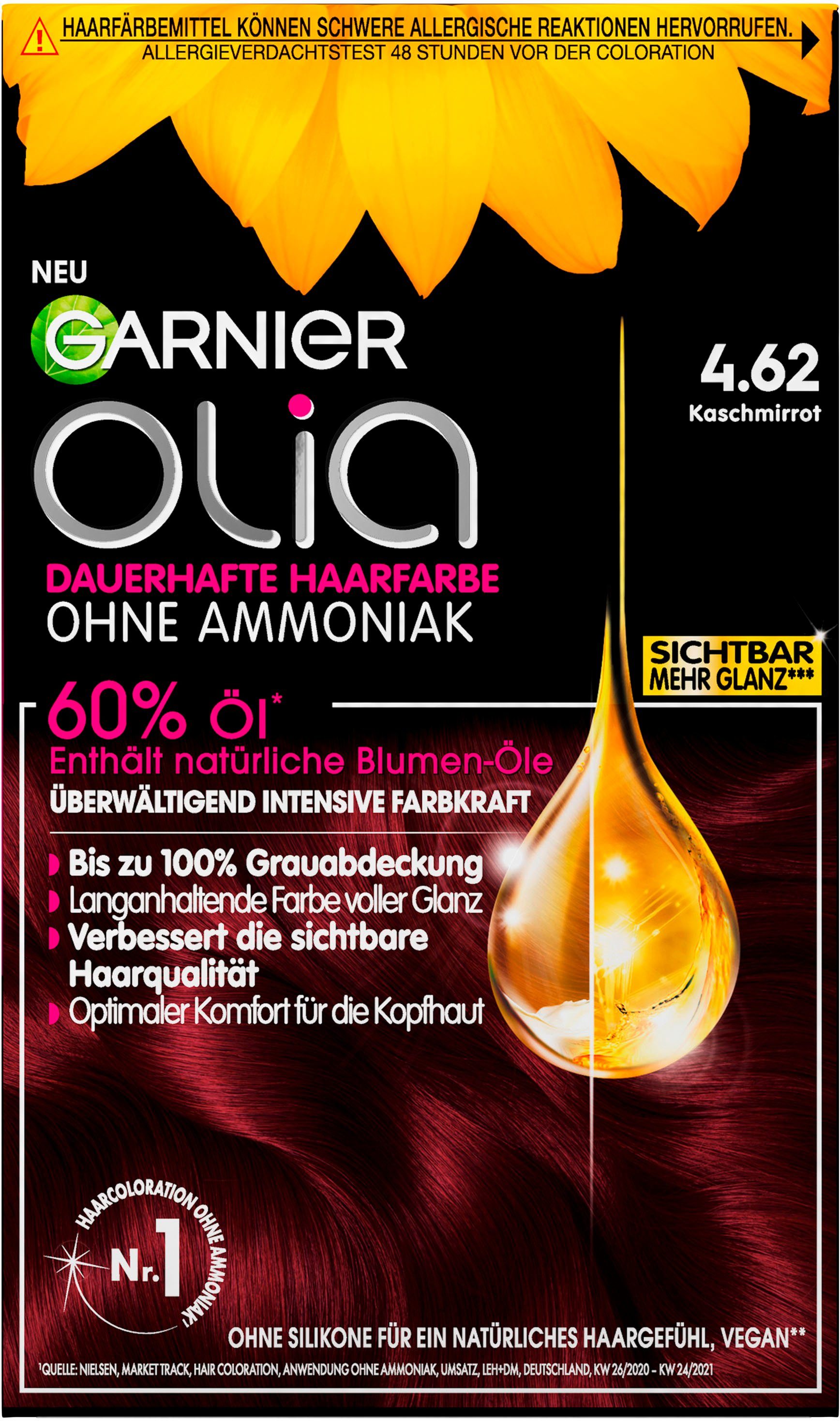 GARNIER Coloration Garnier Olia dauerhafte Haarfarbe, Set, 3-tlg., Ölbasis