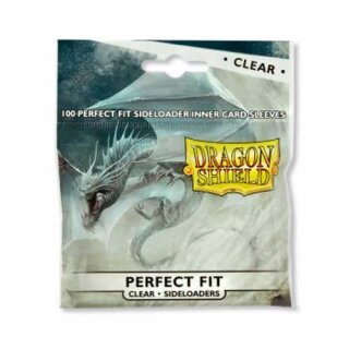 Schutzhüllen Dragon Shield Standard Perfect Fit Sideloading: Klar/Klar (100 Stück)