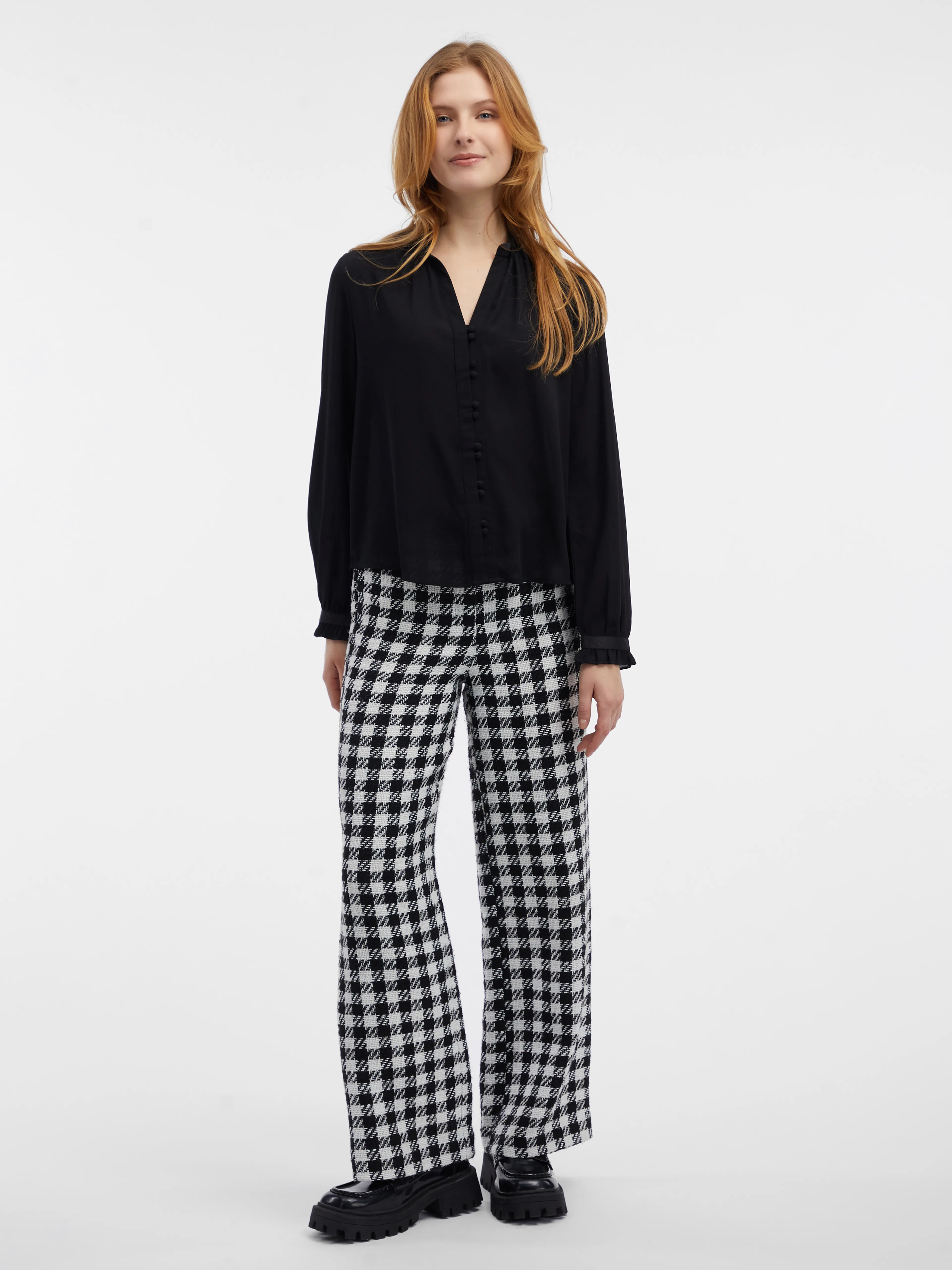 Schwarze Damenbluse ORSAY