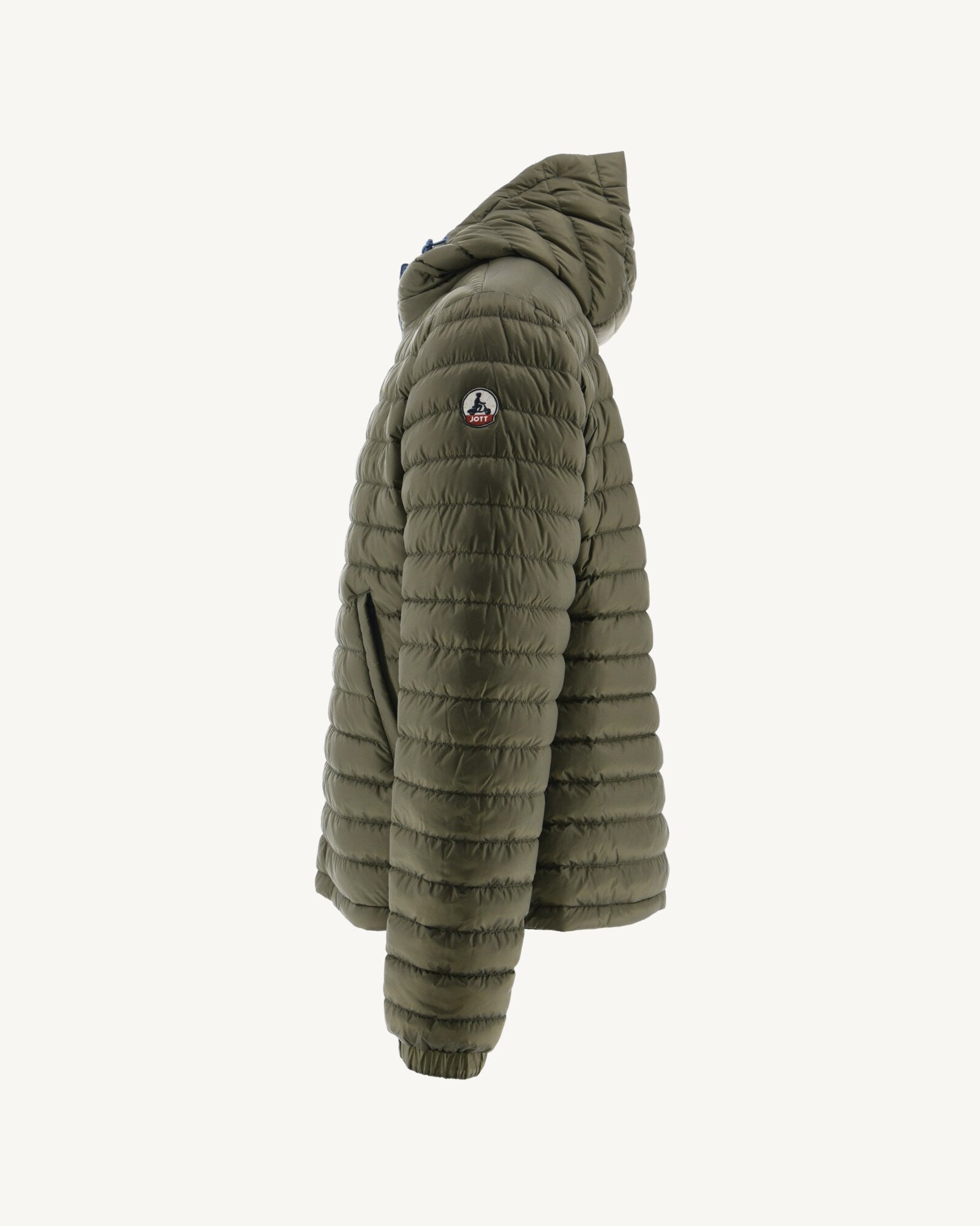 Doudoune réversible à capuche Bleu jeans/Army Bergen