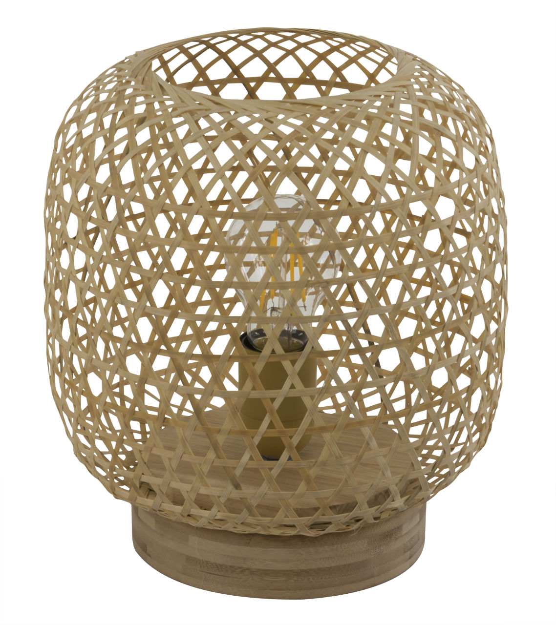 Globo Lighting - MIRENA - Tischleuchte Bambus naturfarben, 1x E27