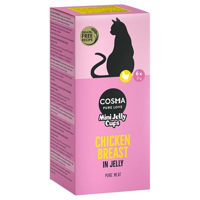 Cosma Mini Jelly Cups 6 x 25 g