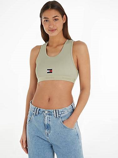 TOMMY-JEANS Damen Bralette Top TJCW ESS RIB JERSEY BRA TOP